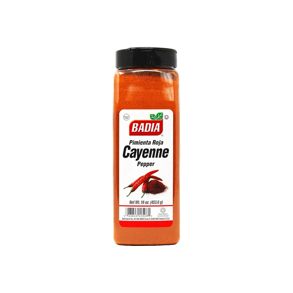 BADIA PIMIENTA ROJA CAYENNE X 453.6 GR ( 16 OZ )