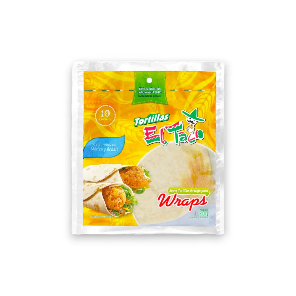 Tortillas WRAPS EL TACO x 500 gr