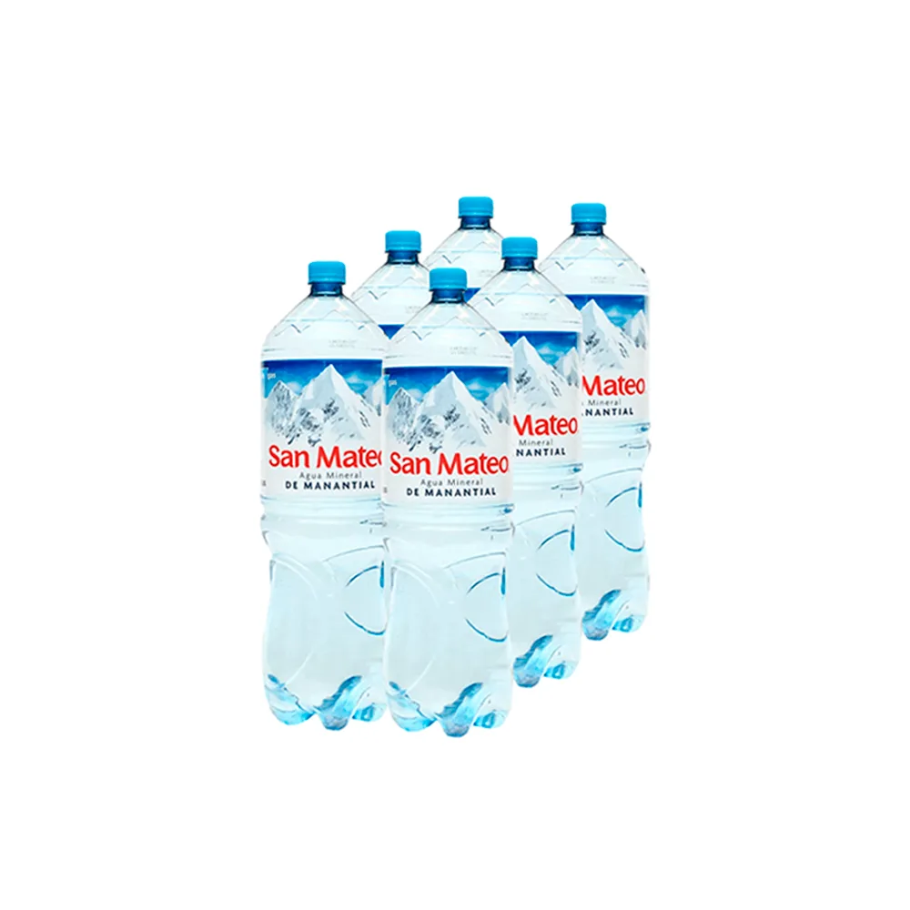 Agua Mineral SAN MATEO Botella 6 x 2.5 lt