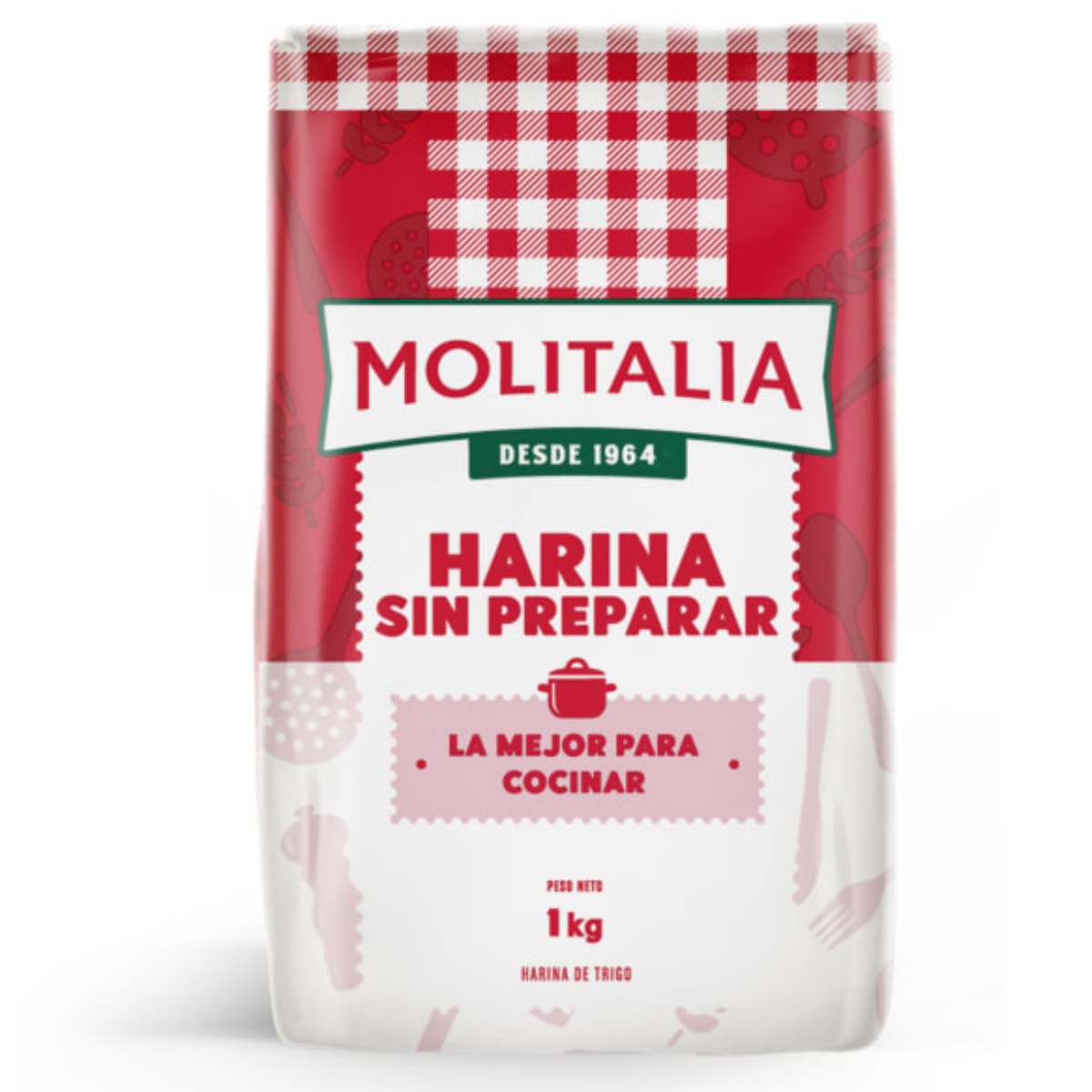 HARINA SIN PREPARAR MOLITALIA x 1 Kg