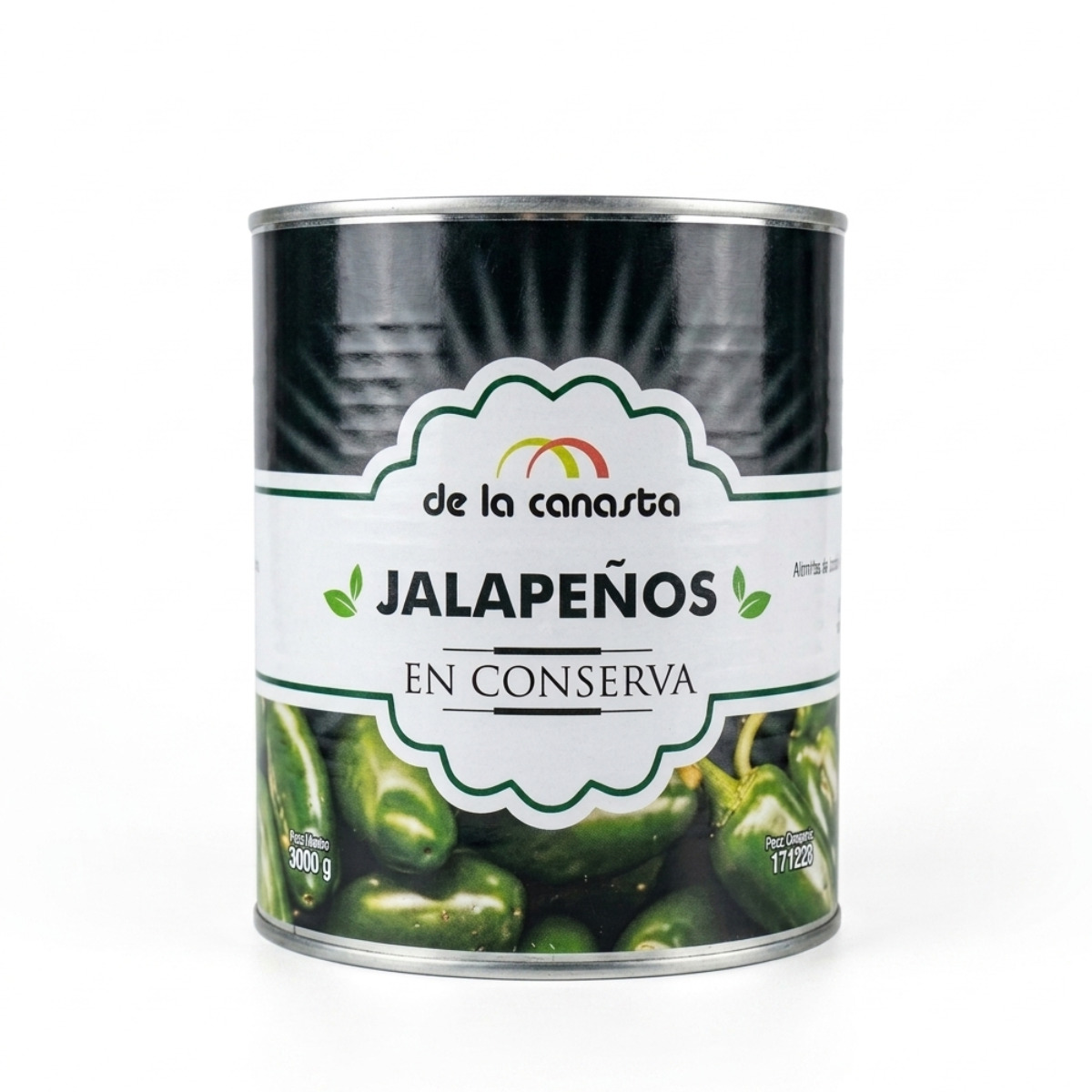 JALAPEÑOS EN RODAJAS DE LA CANASTA X 3000 GR